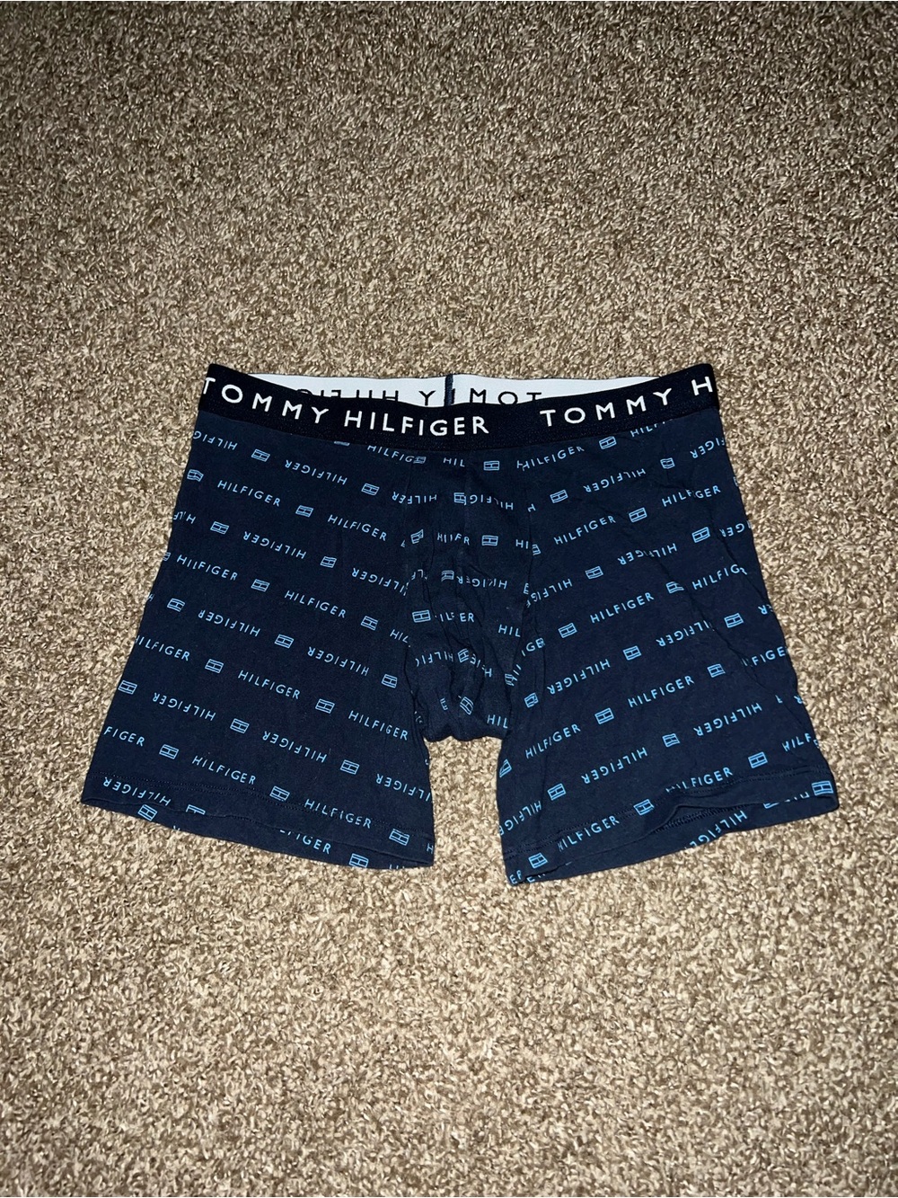 Tommy Hilfiger Vintage OG Dark/Bright Blue Black White Boxer Briefs Underwear